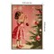 Girl With Baubles by Pictufy Studio 23-in. W x 33-in. H. Canvas Wall Art Print Framed